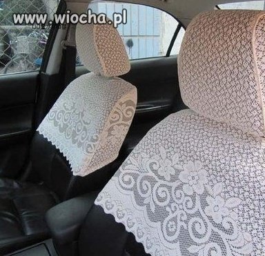 Fura... skóra... koronkowe pokrowce... wiocha
