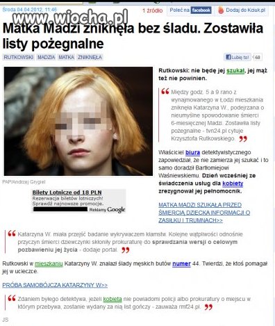 Zabić dziecko. Zgarnąć kasę, zniknąć bez śladu 