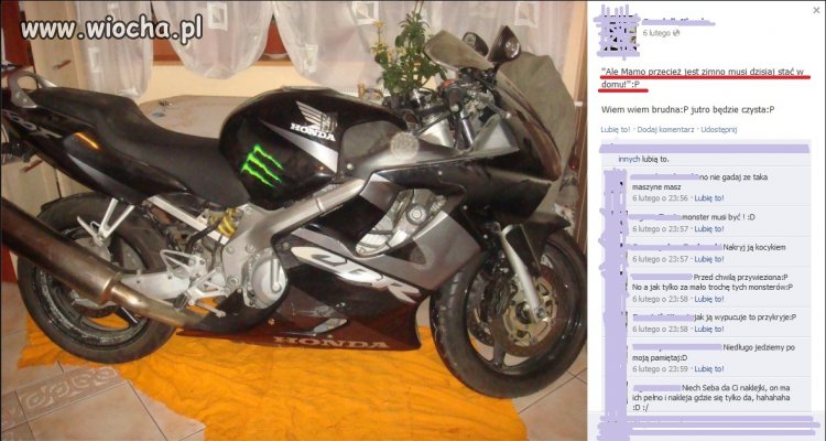 Jak nie wiesz jak pochwalić się nowym motorem