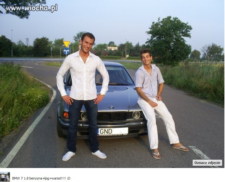 Szpan na zagazowane BMW którego nigdy nie było!