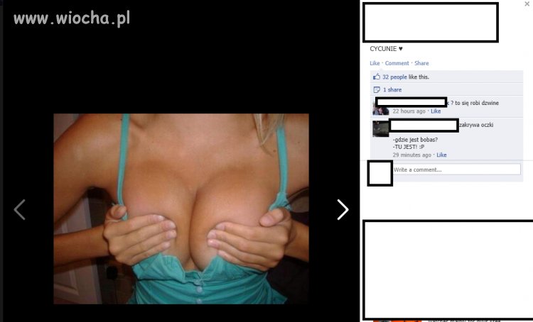 Nie rozumiem po co dodawać takie zdjęcia na FB...