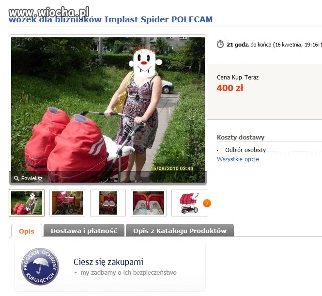 Takie zdjęcie żony na aukcji