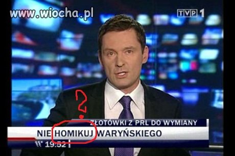 Mała wpadka TVP1