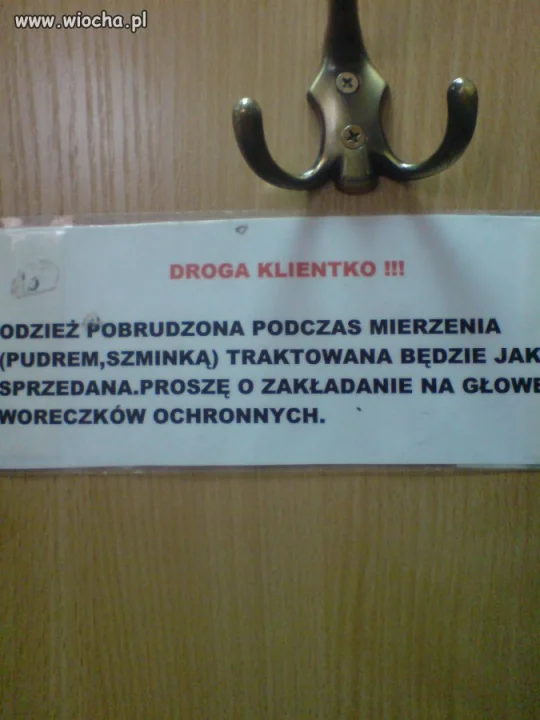W przymierzalni różnie bywa