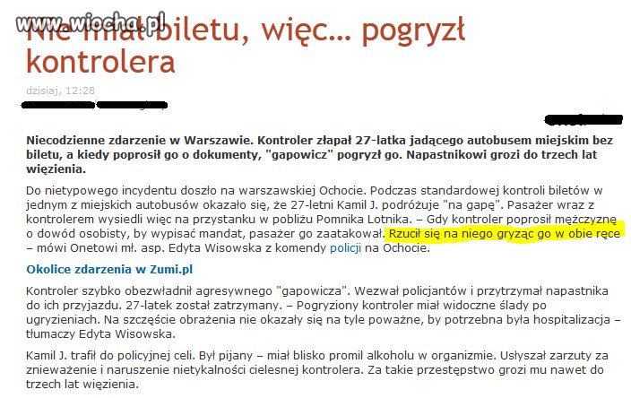 Atak ZOMBIE w Warszawie