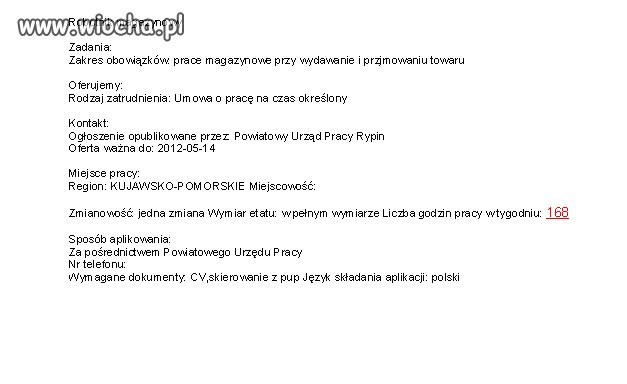 Oferta pracy