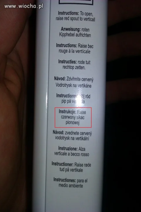 Raise czerwony sikać pionowej