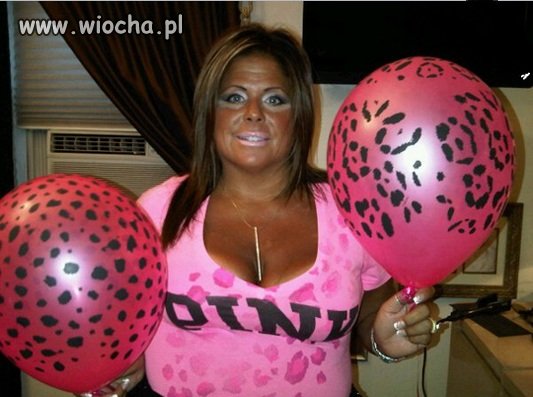 Takie tam z balonami.