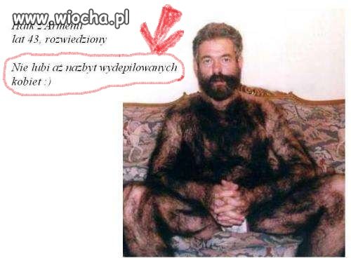 Owłosionym bardziej to chyba nie da się być.