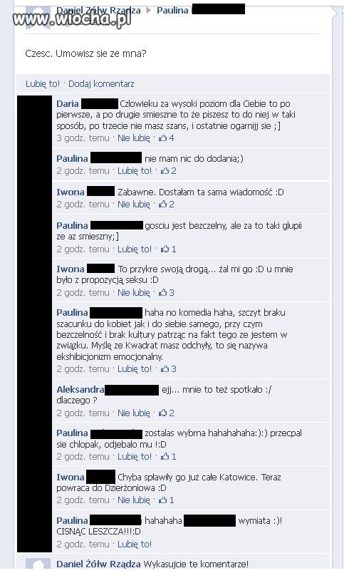 Ośmieszył się na forum