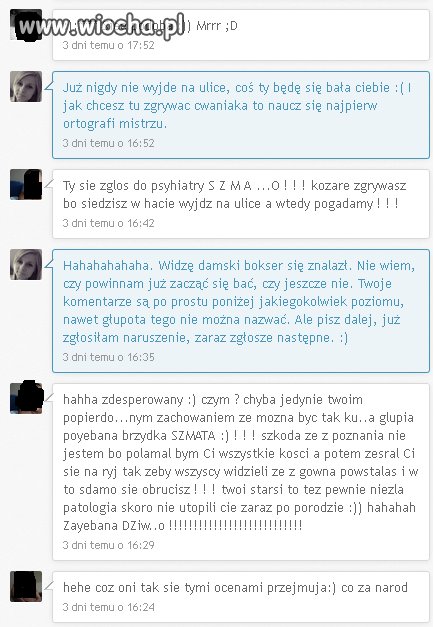 Plastik uważający się za piękność