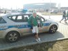 Browarek i fota przy policji  500
