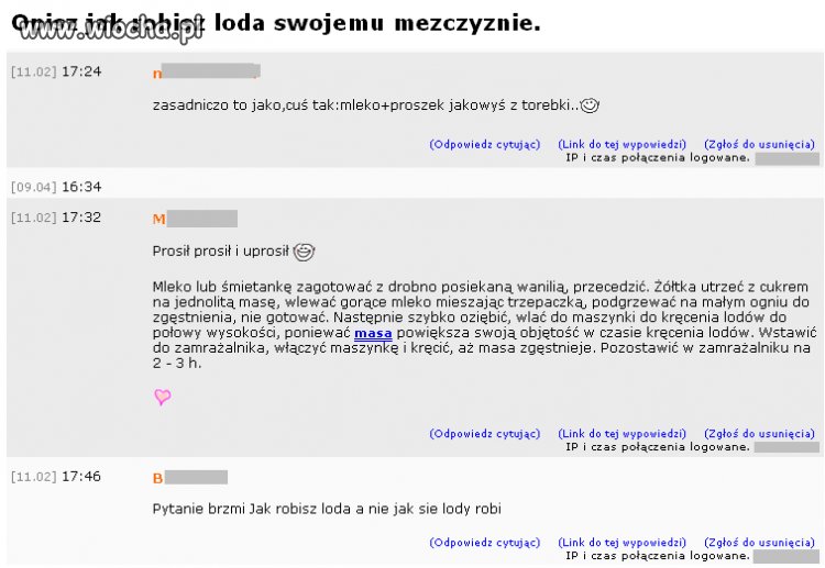 Opisz jak robisz loda swojemu mężczyźnie...
