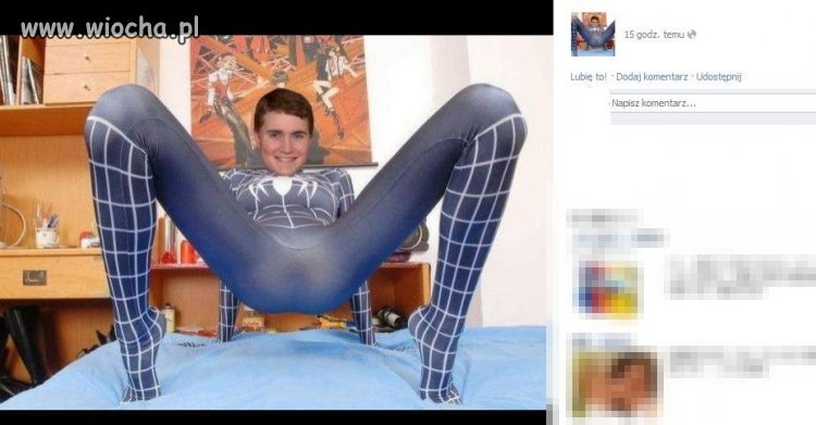Człowiek pająk.