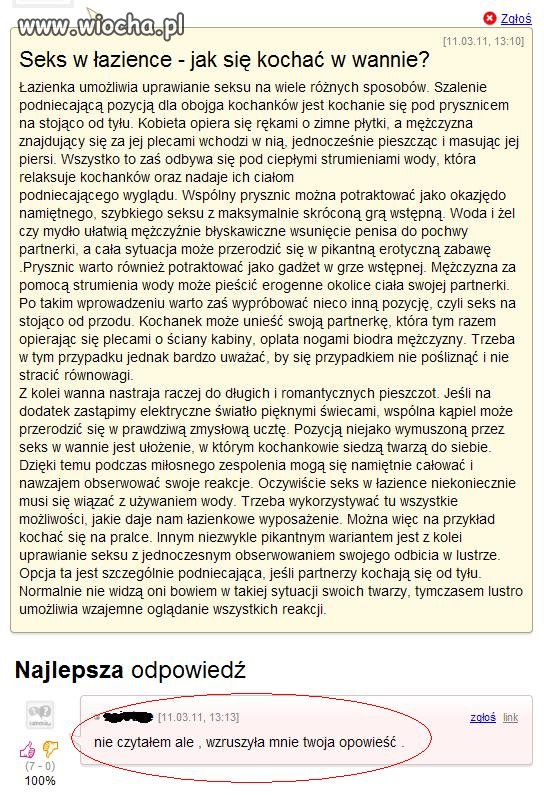 Nie czytał, ale ta opowieść go wzruszyła...