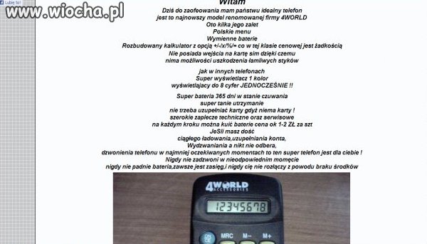 Allegro...Telefon do wszystkiego