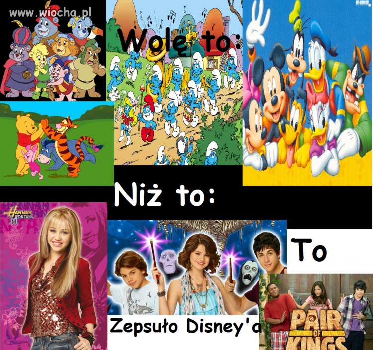 Dzisiejszy disney, to nie to
