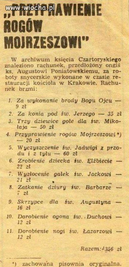 Faktura za zrobienie dziecka...
