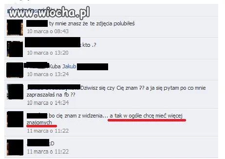 Więcej znajomych 