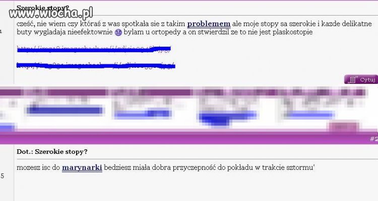 Szerokie stopy?