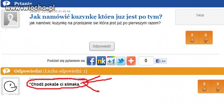 Może Ślimaka ... !