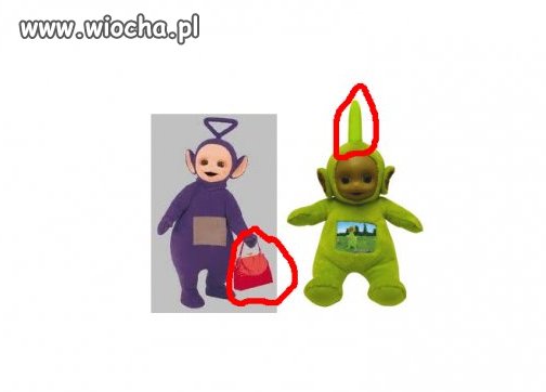 Torebkę Tinkiego-winkiego jakoś ścierpiałam