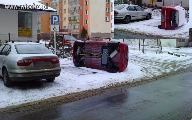 Tak powinni robić z każdym kto parkuje...