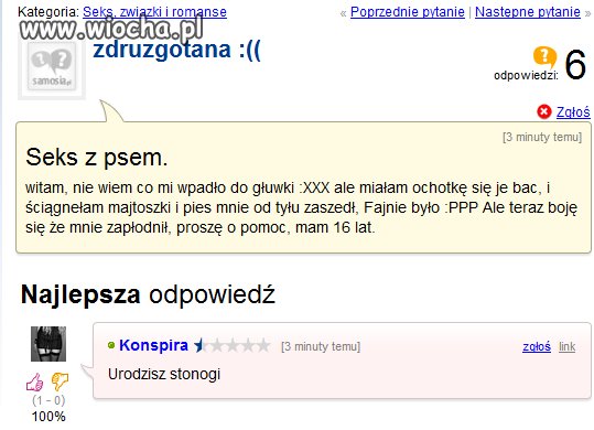 Wyruchał ją pies 