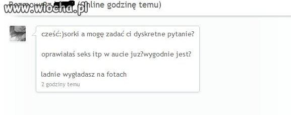 Dyskretne pytanie