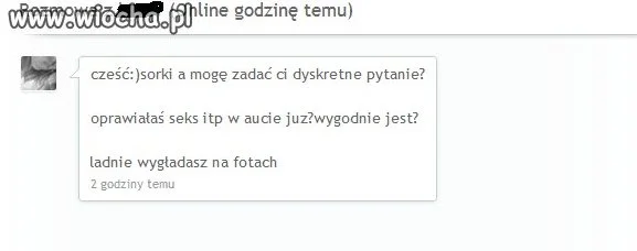 Dyskretne pytanie