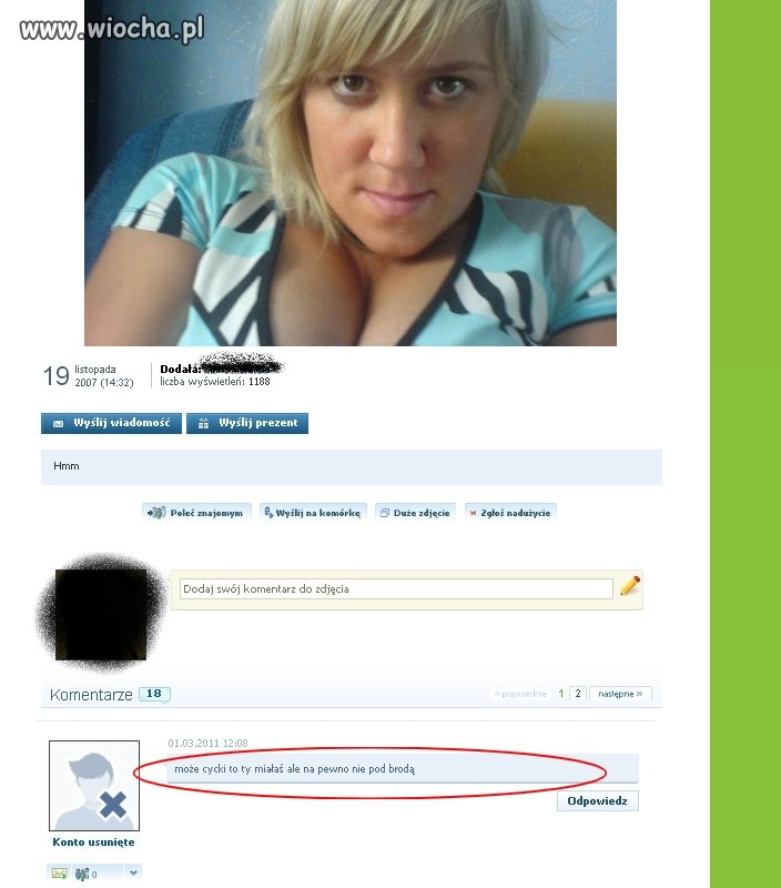 Wiocha na naszej klasie.
