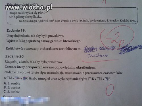 Suchar musi być 