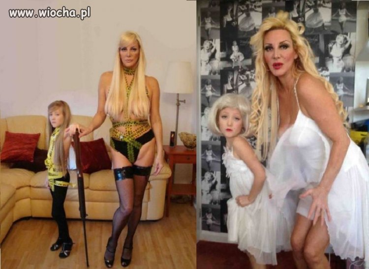 Mama z córeczką, rozumiem robić sobie takie fotki.