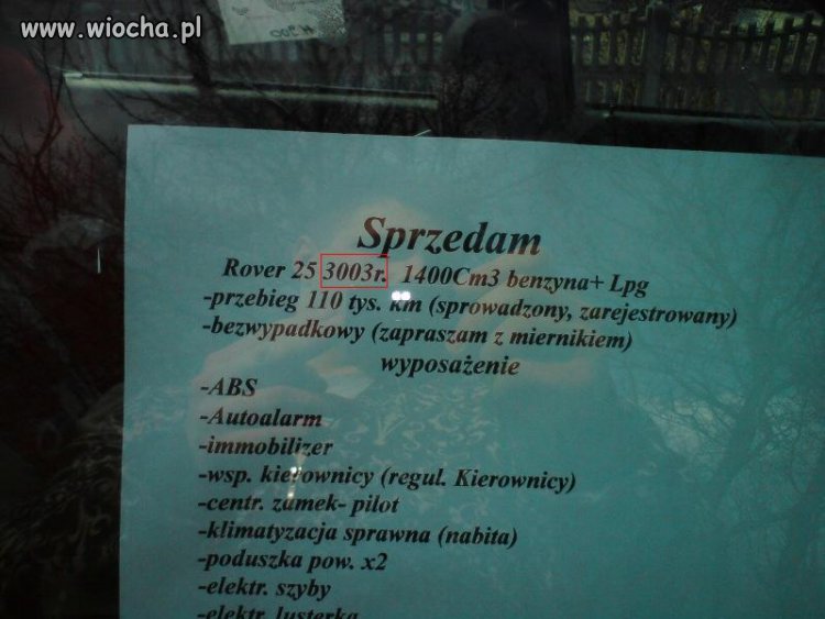 Bardzo nowy samochód 