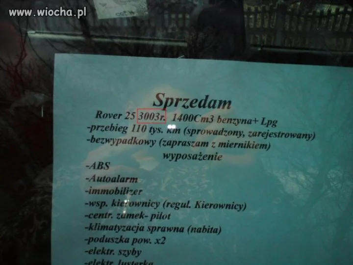 Bardzo nowy samochód 