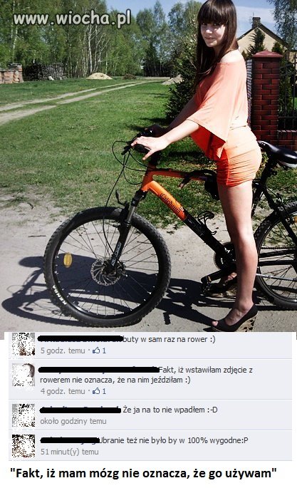 Słit focia na rowerku