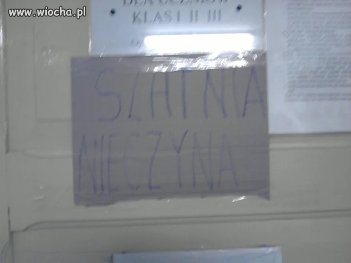 Takie rzeczy tylko w szkołach