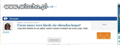 Czym umyć ręce kiedy ubrudzą się kupą?