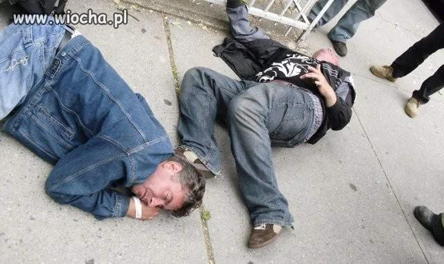 Za dużo się wypiło...