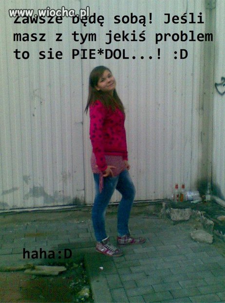 Nie ma to jak pewna siebie 13-latka... 
