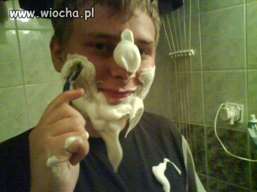 Chyba miał na nosie włosie 