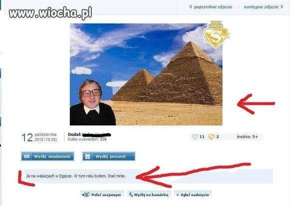 Noo Na bogato, wakacje w Egipcie 