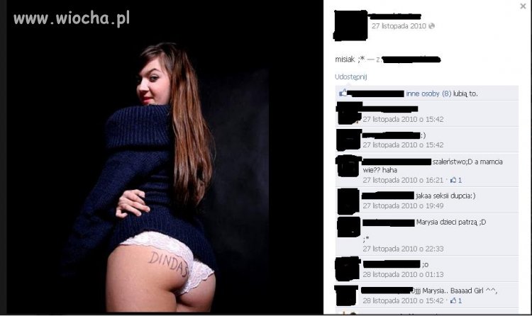 Dupa na facebooku
