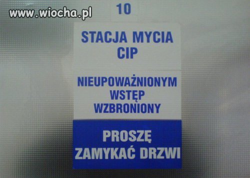 Stacja mycia 