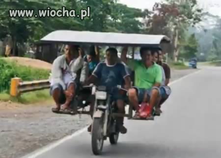 Jeszcze taksówka czy już autobus ?