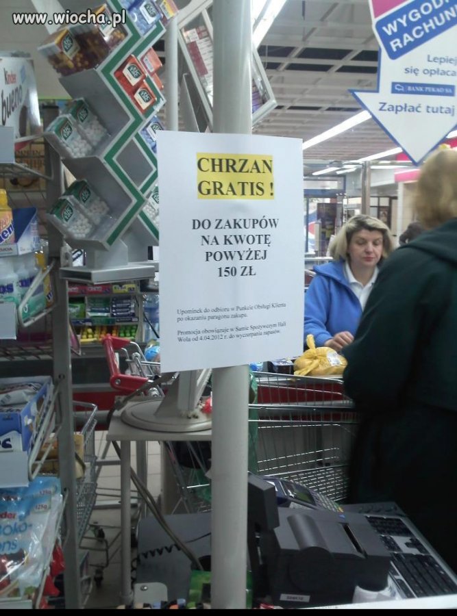 Chrzan gratis