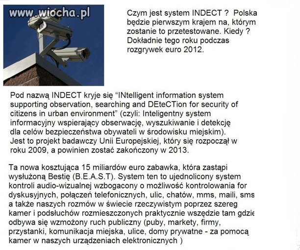 Pokonaliśmy ACTA pokonamy INDECT.