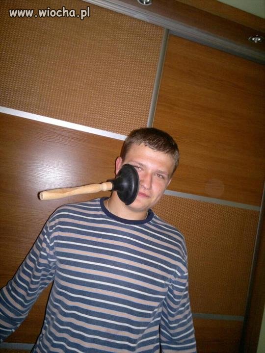 Przyklej używany przepychacz do mordy