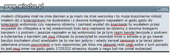 Ja się szczerze nie dziwię:]