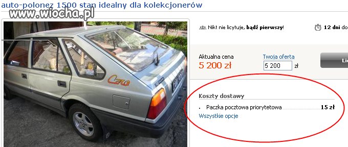 Kup Poloneza a dostaniesz go Pocztą